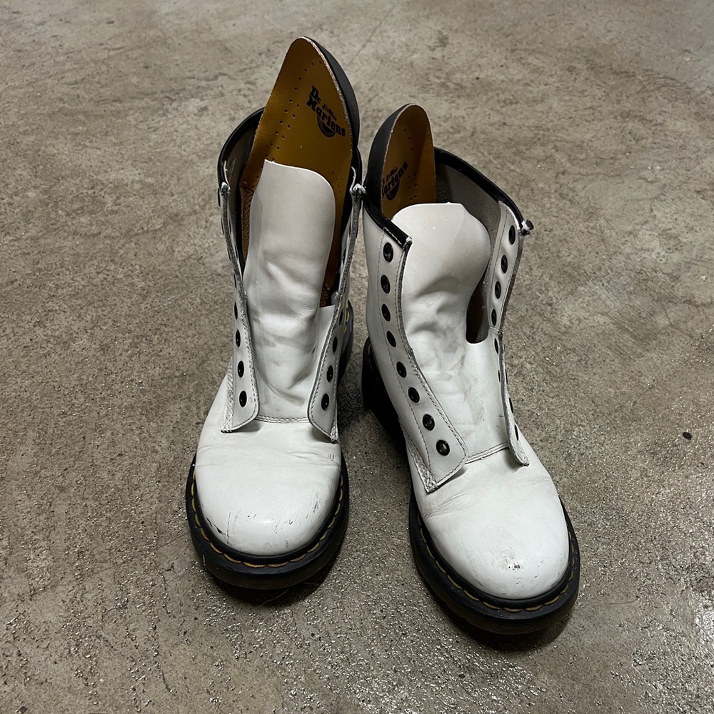 White Dr. Martens
